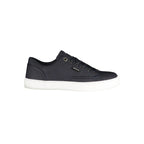 Blue Polyurethane Men Sneaker