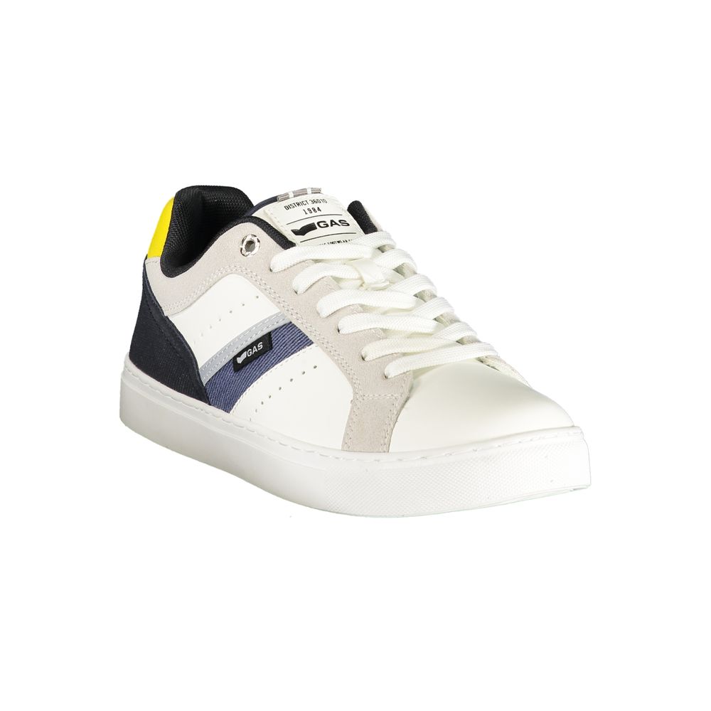 Weißer Herren-Sneaker aus Polyurethan