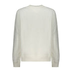 Bianco Cotton Women Sweatshirt