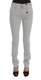 Hose Grau Baumwollmischung Super Slim Fit Jeans