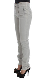Hose Grau Baumwollmischung Super Slim Fit Jeans