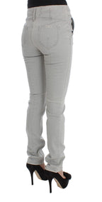 Hose Grau Baumwollmischung Super Slim Fit Jeans