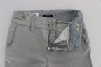 Hose Grau Baumwollmischung Super Slim Fit Jeans