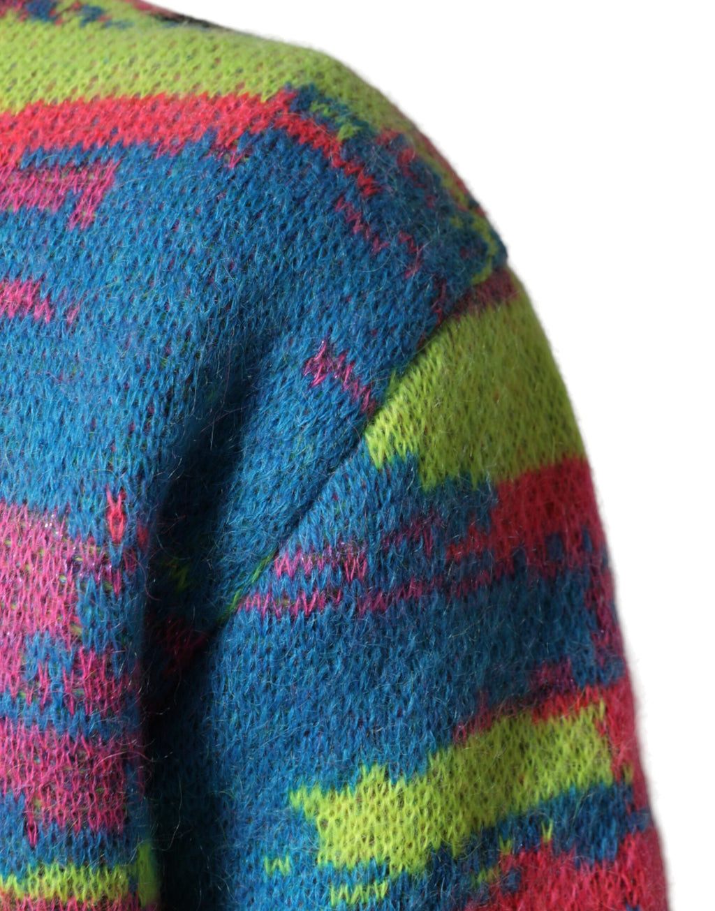 Multicolor Men's Crew Neck Pullover Sweater