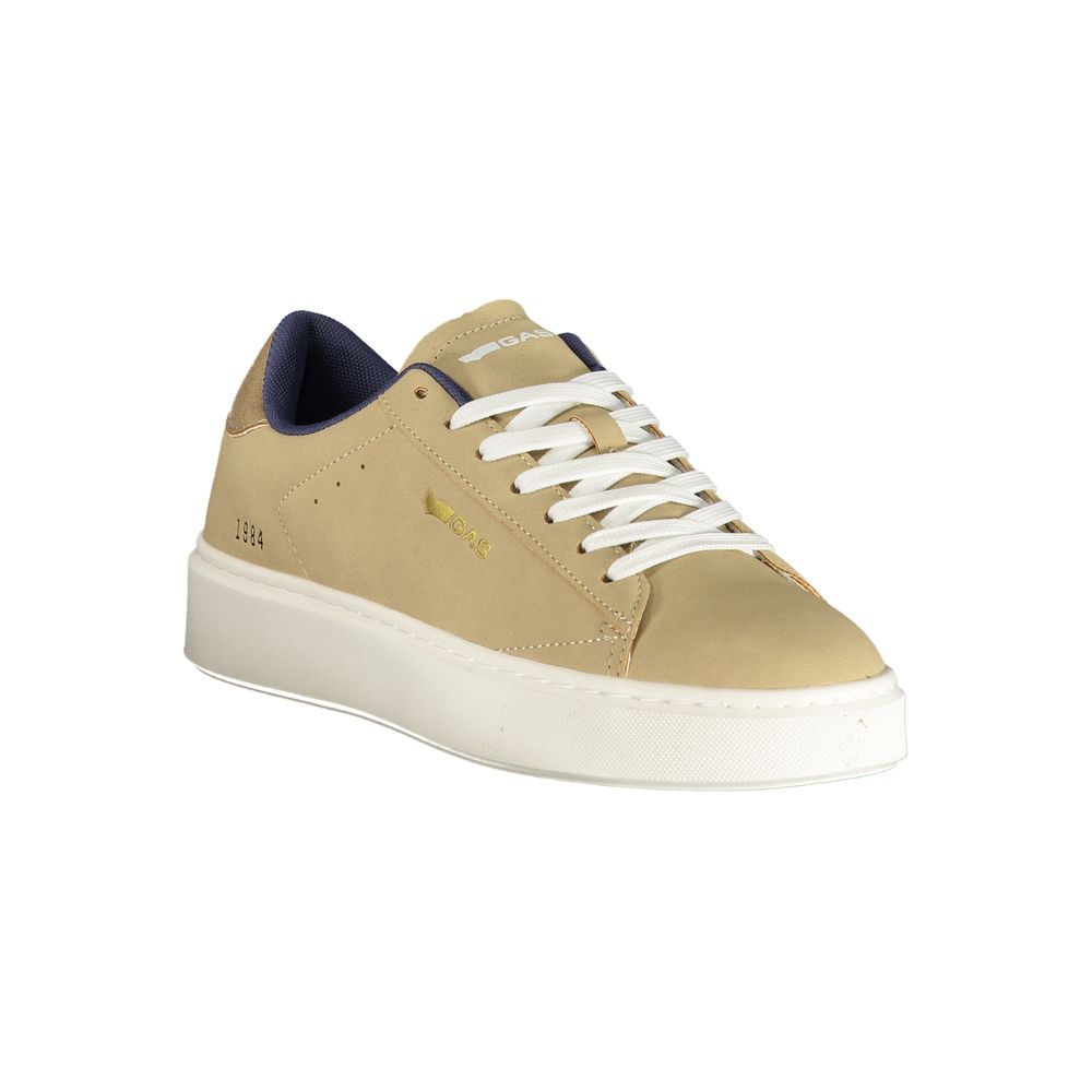 Beige Polyurethan Damen-Sneaker