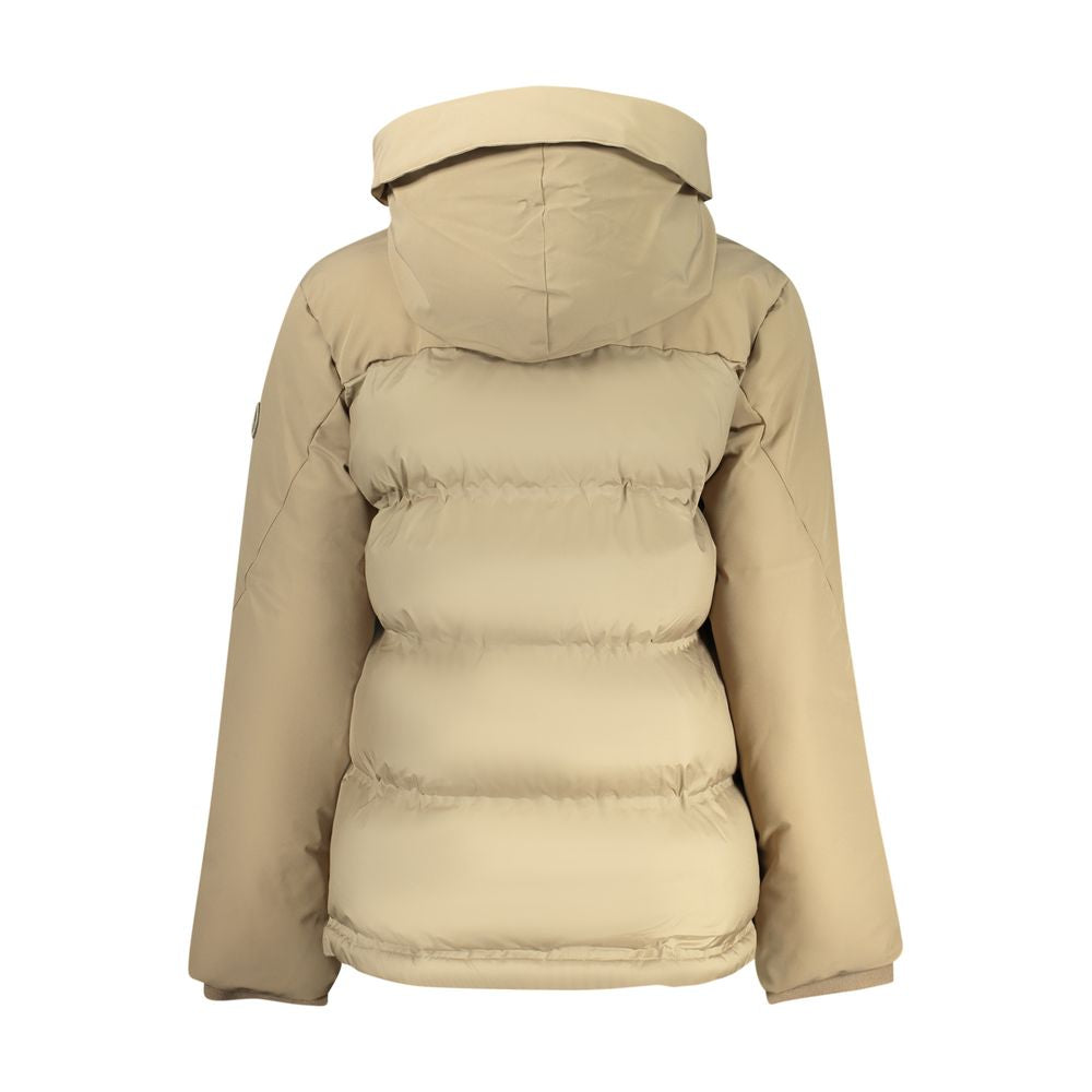Braune Polyester-Damenjacke