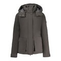 Black Polyester Women Jacket