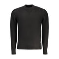 Black Cotton Men's Sweater