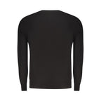 Black Viscosa Men Sweater