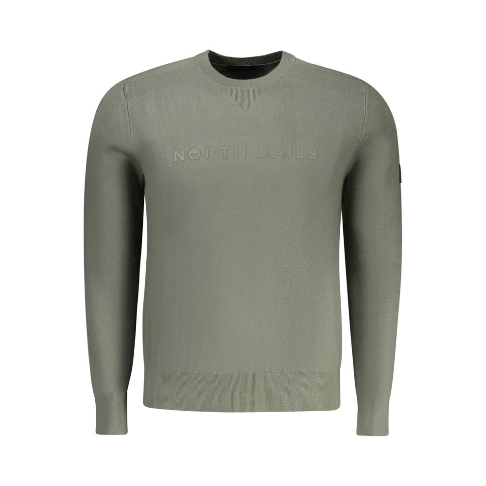 Green Viscose Men's Sweater