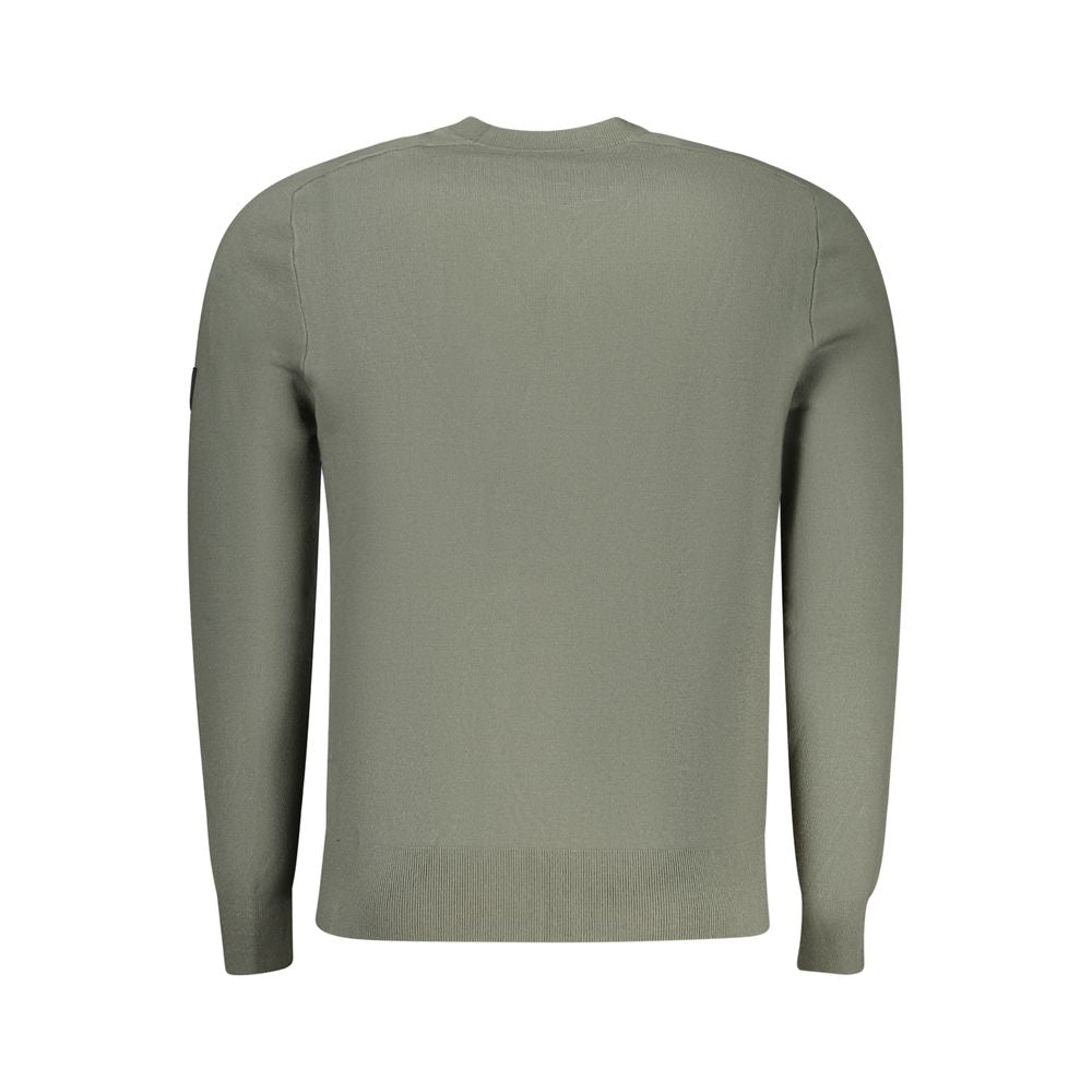 Green Viscose Men's Sweater