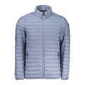 Hellblaue Polyamid Herrenjacke