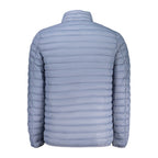 Hellblaue Polyamid Herrenjacke