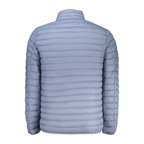 Light Blue Polyamide Men's Jacket
