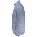 Hellblaue Polyamid Herrenjacke