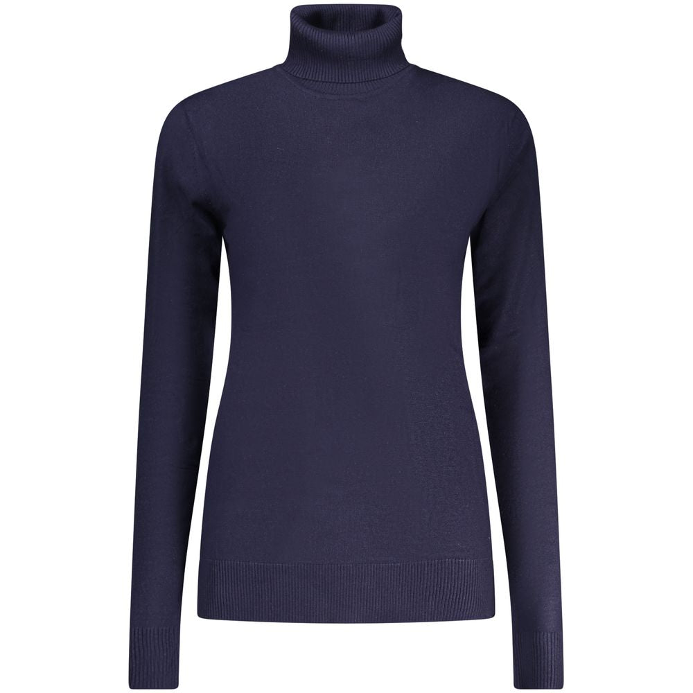 Blue Viscose Woman Sweater