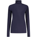 Blue Viscose Woman Sweater