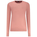 Rosa Viskose Damen-T-Shirt