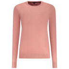 Rosa Viskose Damen-T-Shirt