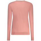 Rosa Viskose Damen-T-Shirt