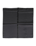 Schwarz gepunkteter Seidenfoulard