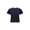 Blaues Baumwoll-T-Shirt