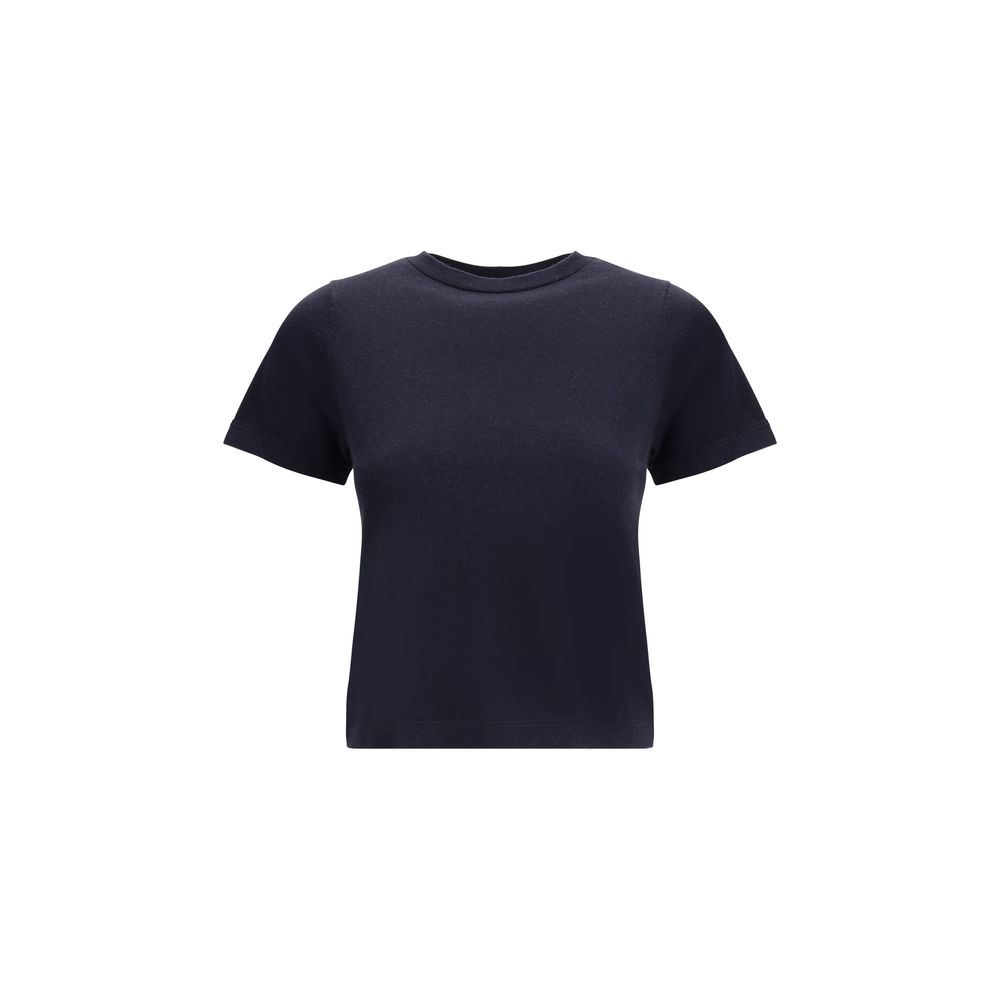 Blaues Baumwoll-T-Shirt