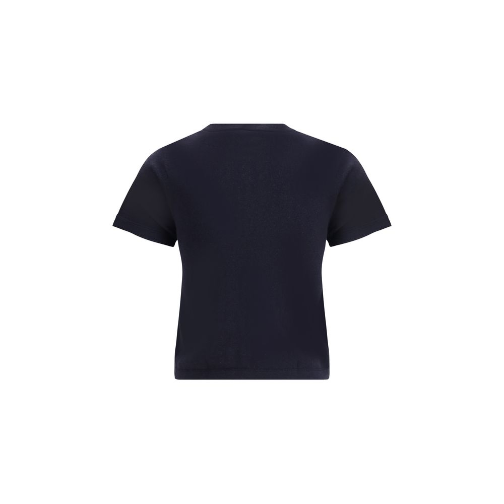 Blaues Baumwoll-T-Shirt
