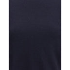 Blaues Baumwoll-T-Shirt