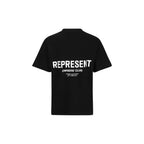 Schwarzes Baumwoll-T-Shirt