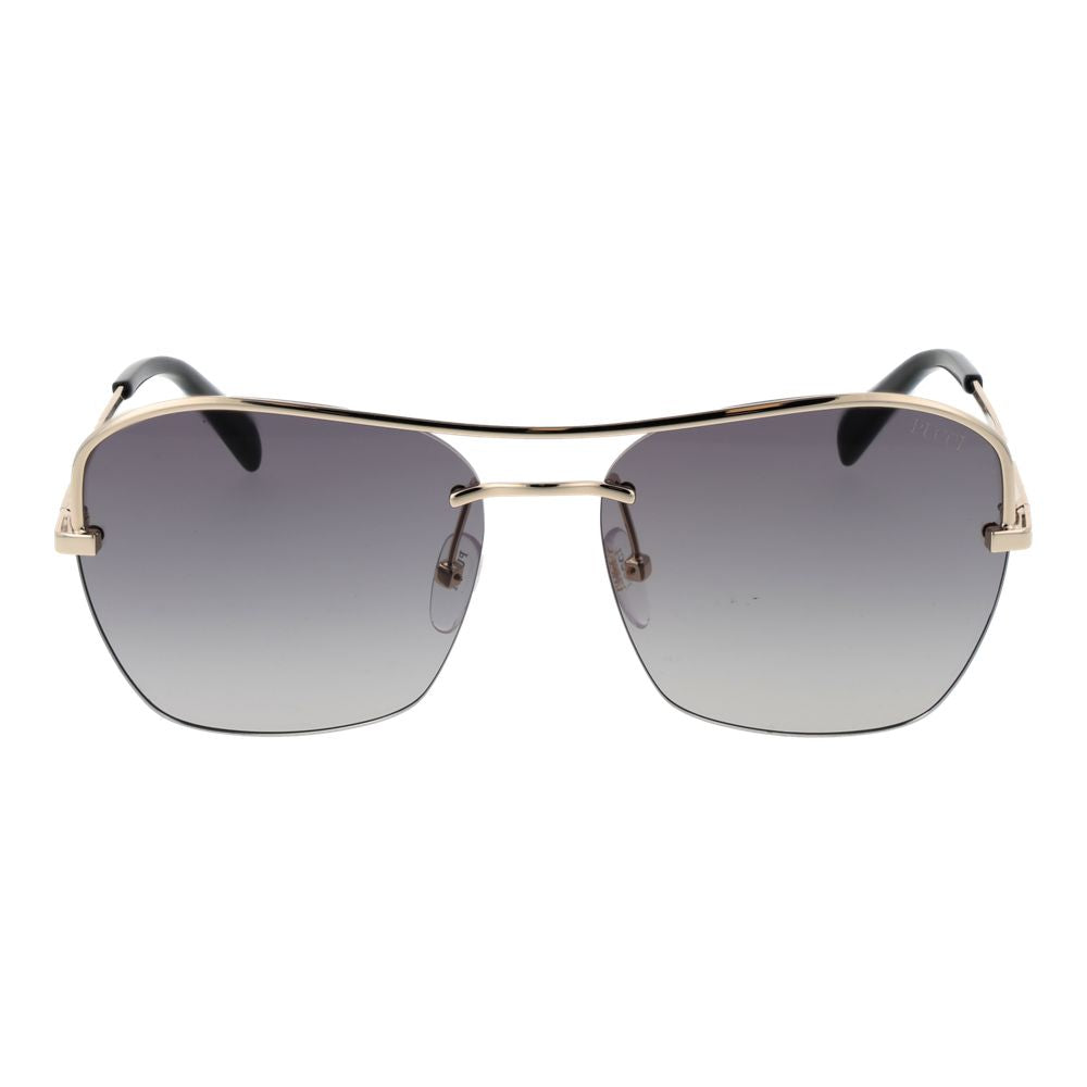 Sonnenbrille aus Goldmetall