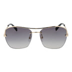 Sonnenbrille aus Goldmetall