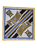Mehrfarbiger DG Royals Quadrat Foulard Herren 50cm x 50cm Schal