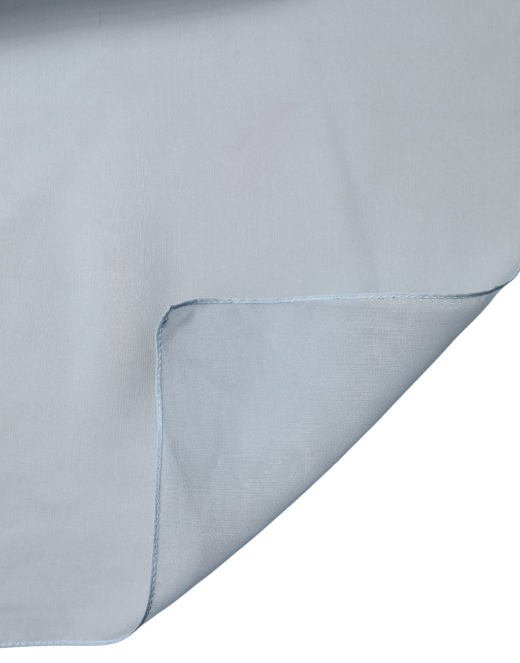 Hellblaue Seidenstola Halswickelschal 200cm x 130cm
