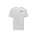 Weißes Baumwoll-T-Shirt