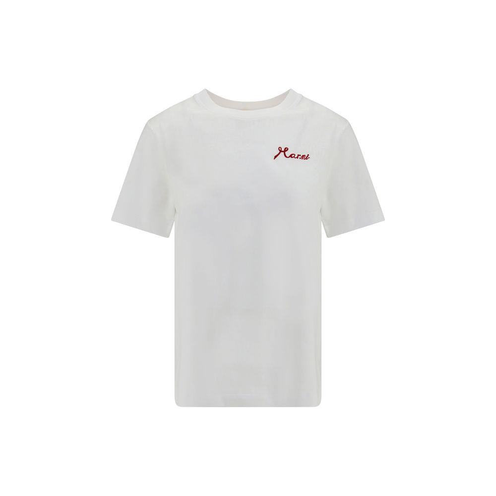 Weißes Baumwoll-T-Shirt