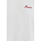 Weißes Baumwoll-T-Shirt