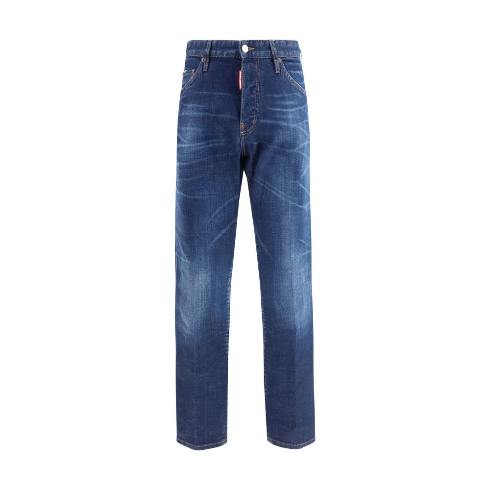 Blaue Baumwoll-Jeans Slim Fit