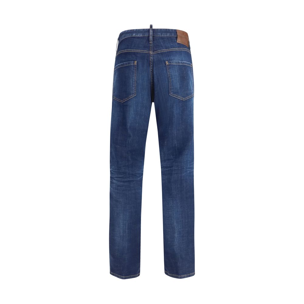 Blaue Baumwoll-Jeans Slim Fit