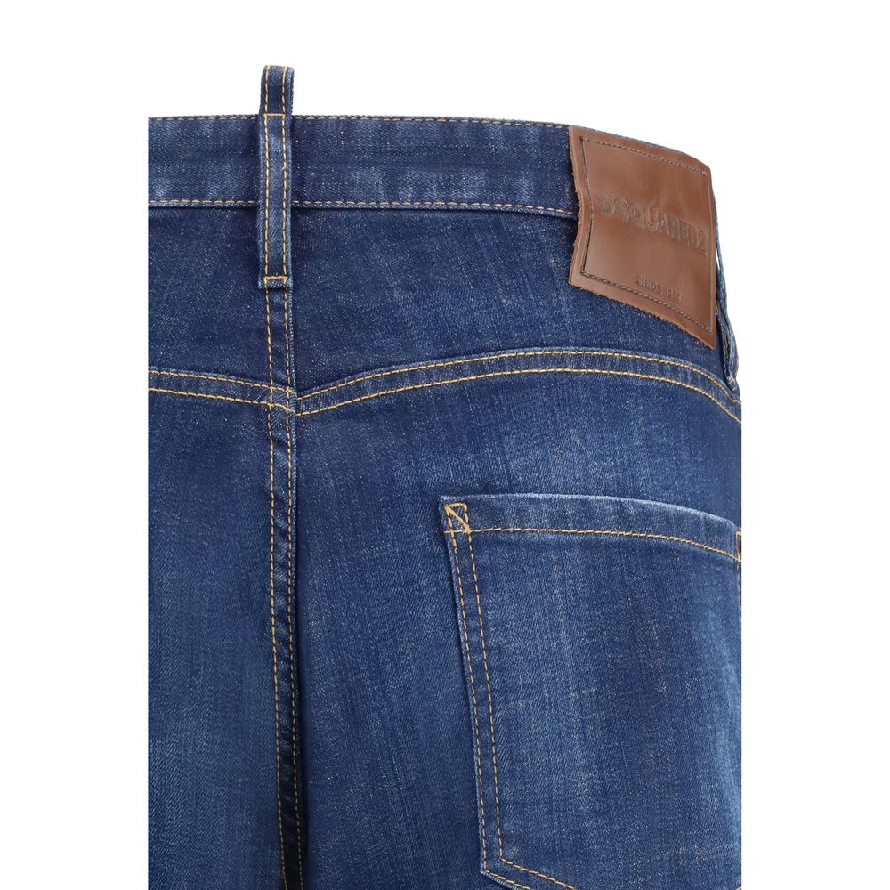 Blaue Baumwoll-Jeans Slim Fit