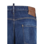 Blaue Baumwoll-Jeans Slim Fit