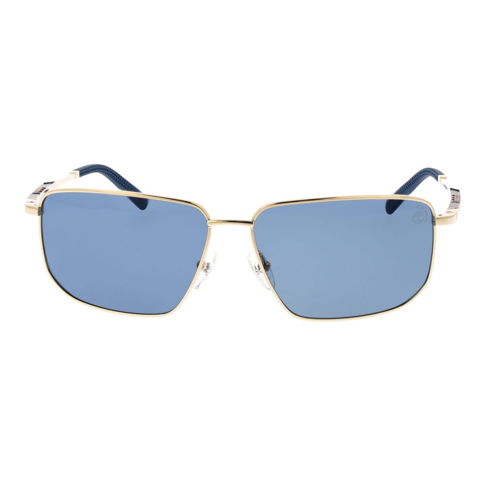 Sonnenbrille mit goldfarbenem Metallgestell