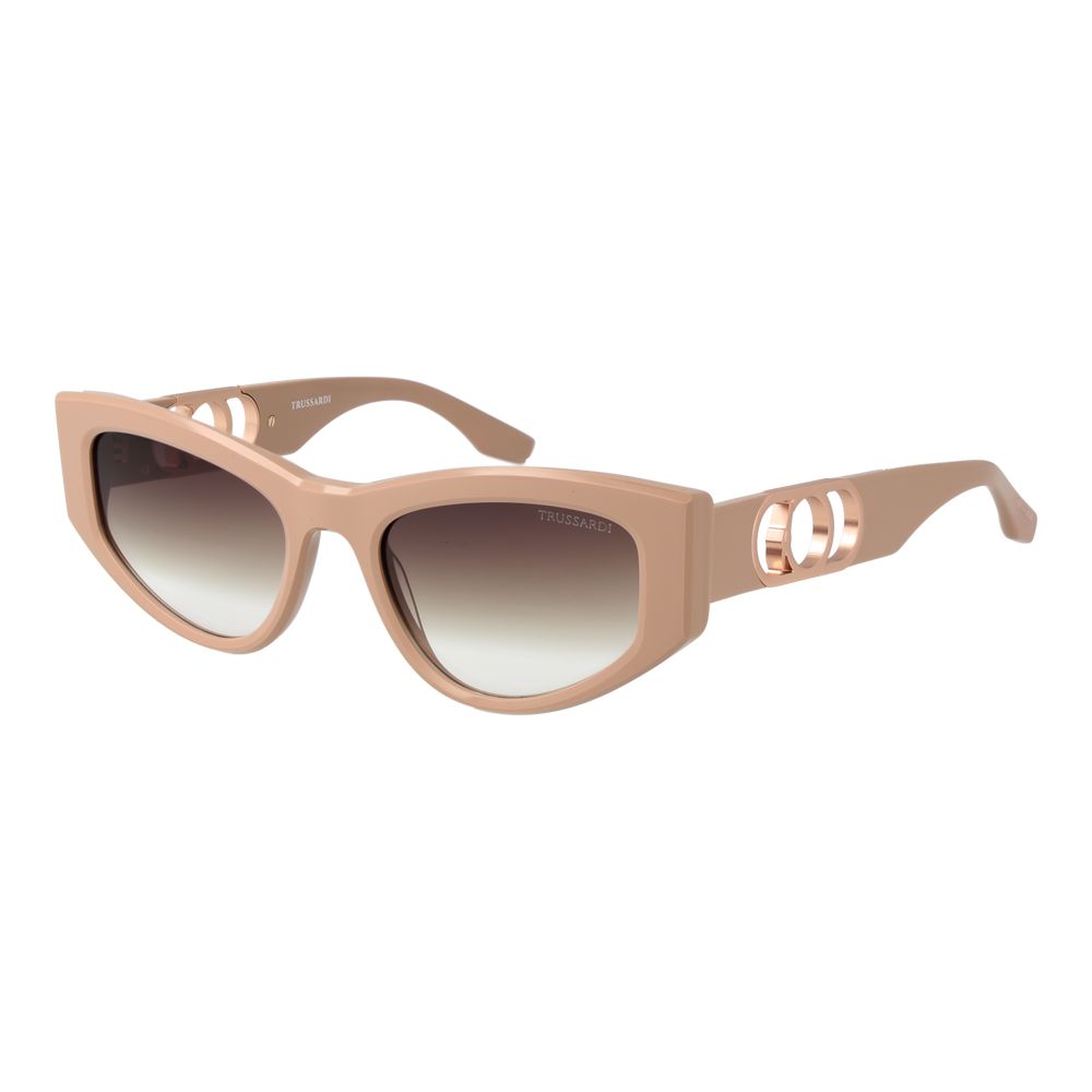 Beige Acetat-Sonnenbrille