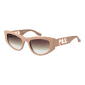Beige Acetat-Sonnenbrille