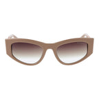 Beige Acetat-Sonnenbrille