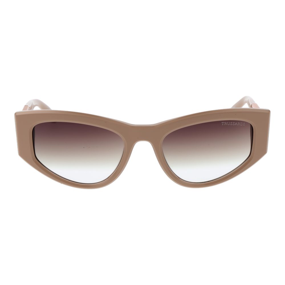 Beige Acetat-Sonnenbrille
