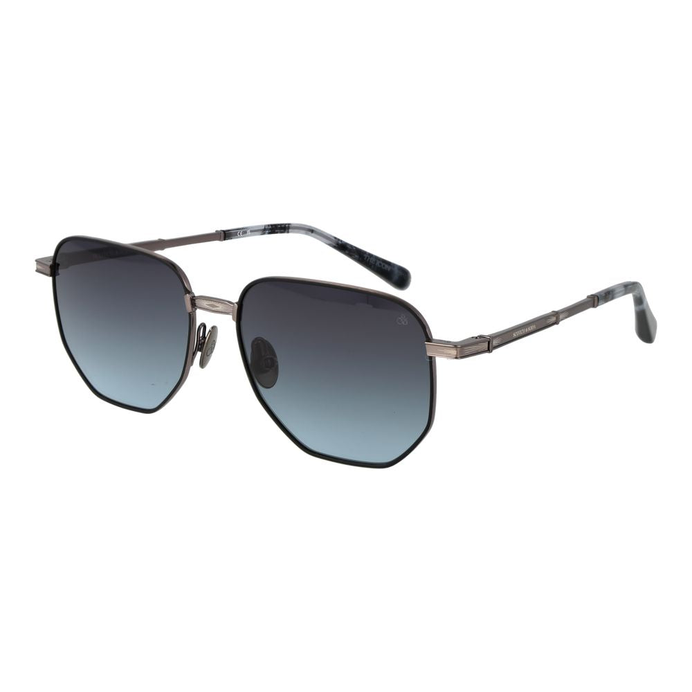 Schwarze Sonnenbrille aus Metall