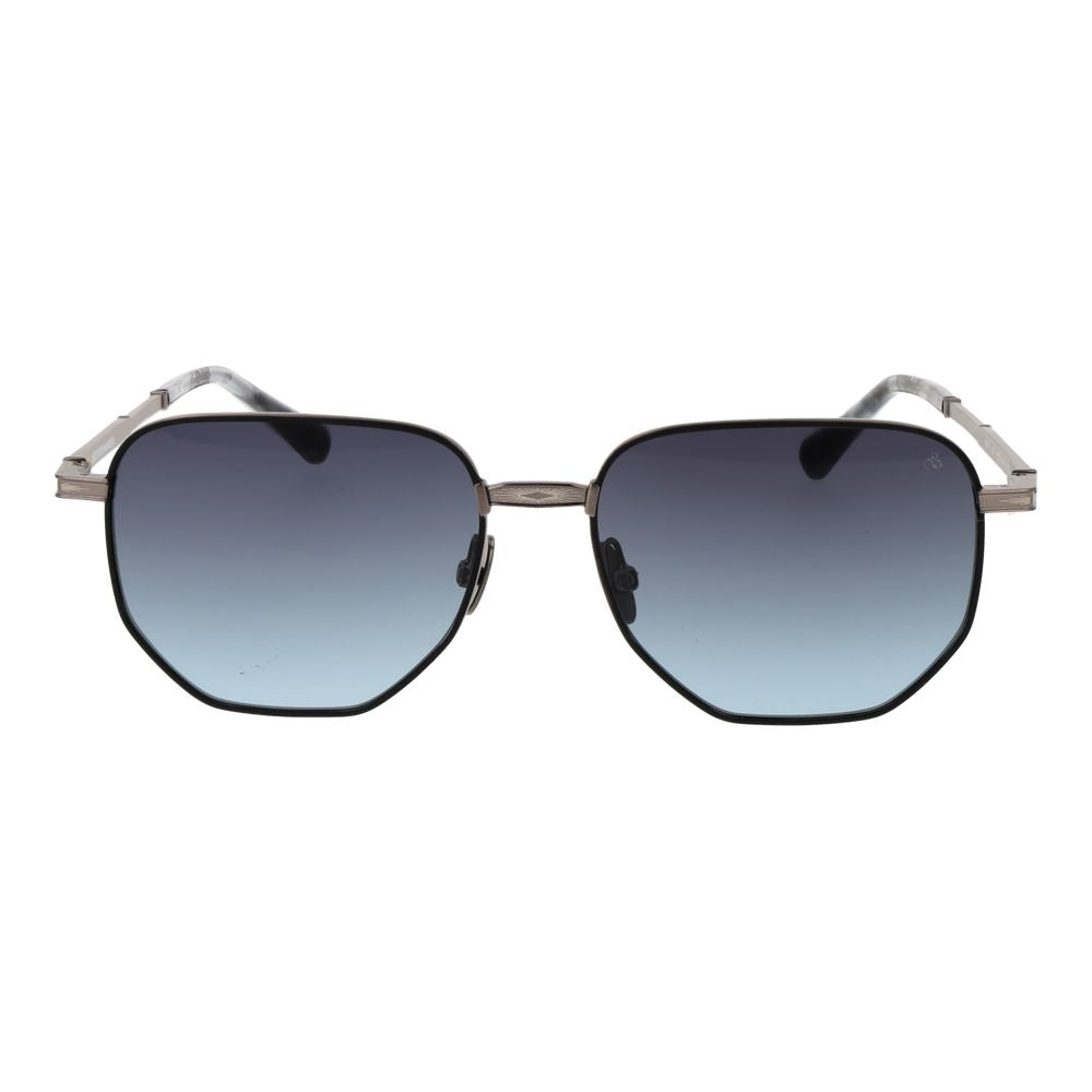 Schwarze Sonnenbrille aus Metall