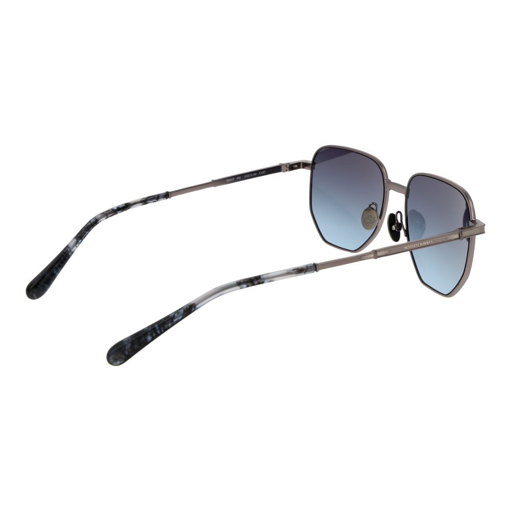 Schwarze Sonnenbrille aus Metall