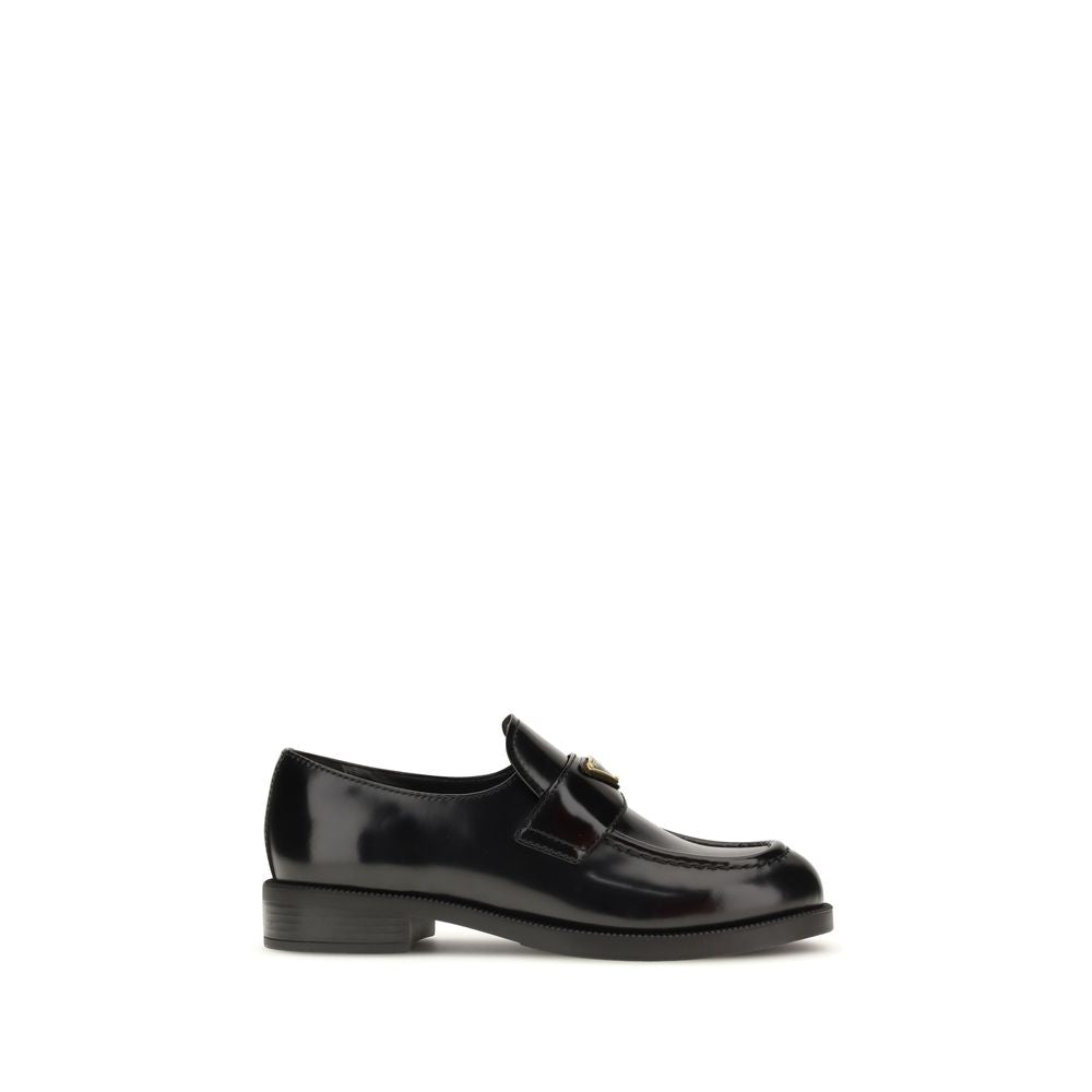 Mocassini Slip-On in Pelle di Vitello Nera Bos Taurus
